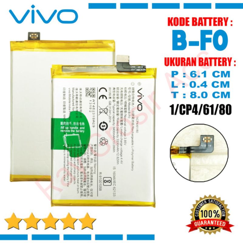 Baterai Original Vivo V11 Pro 1804 B-F0 BF0