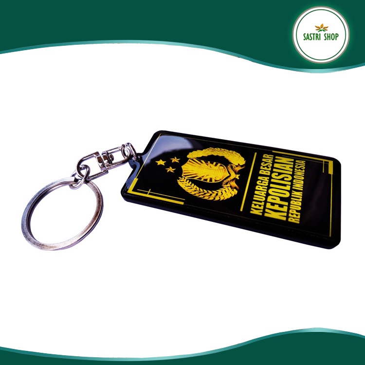 Gantungan Kunci Unik Logo Kepolisian Polisi Indonesia Awet dan Murah! Special Edition!!-1