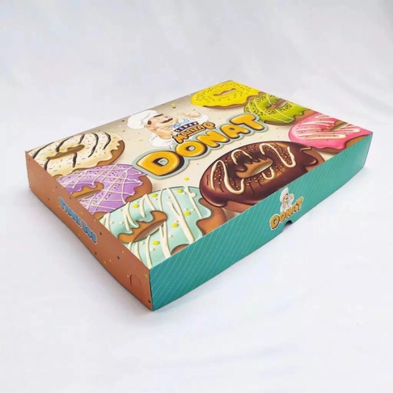 Kotak Donat isi 12 Merk Sedap Mantap