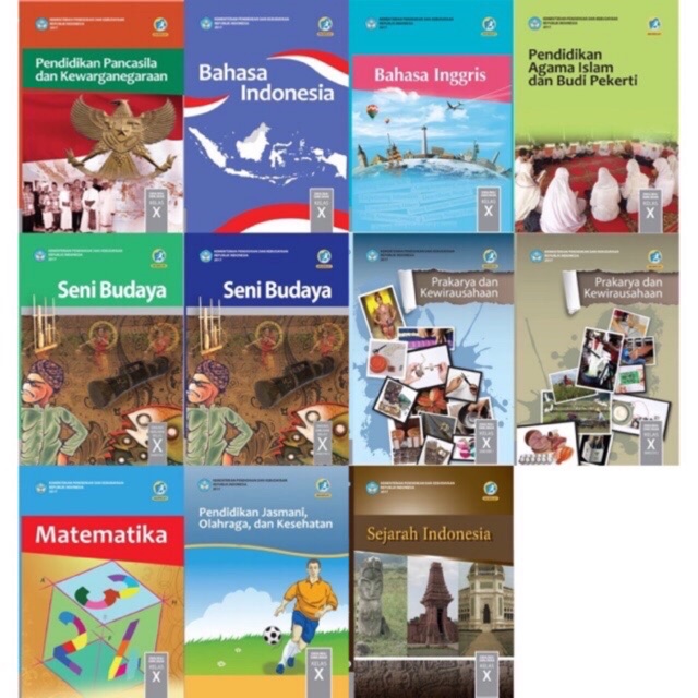 Buku paket kelas X-10 SMA K13 edisi revisi