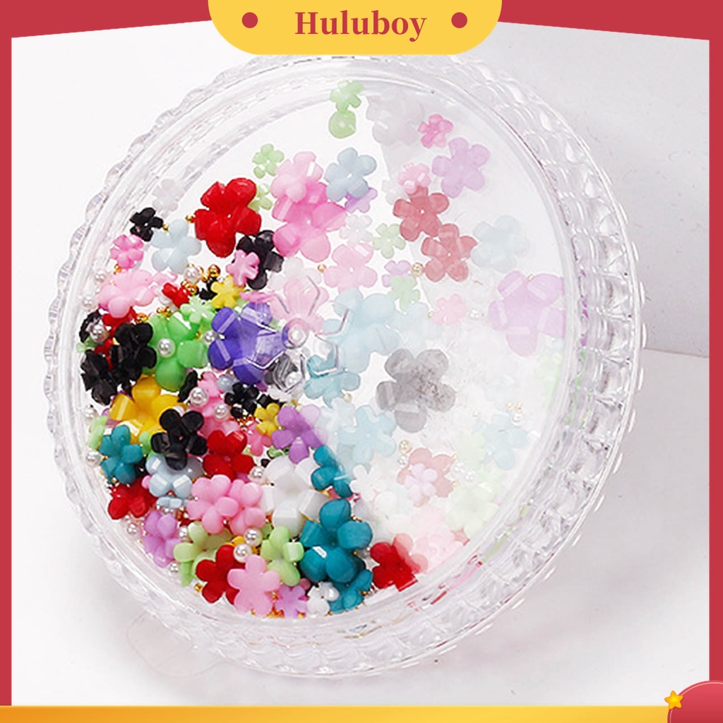 Huluboy Huluboy♡ Ornamen Bunga 3D Bahan Resin Untuk Dekorasi Nail Art