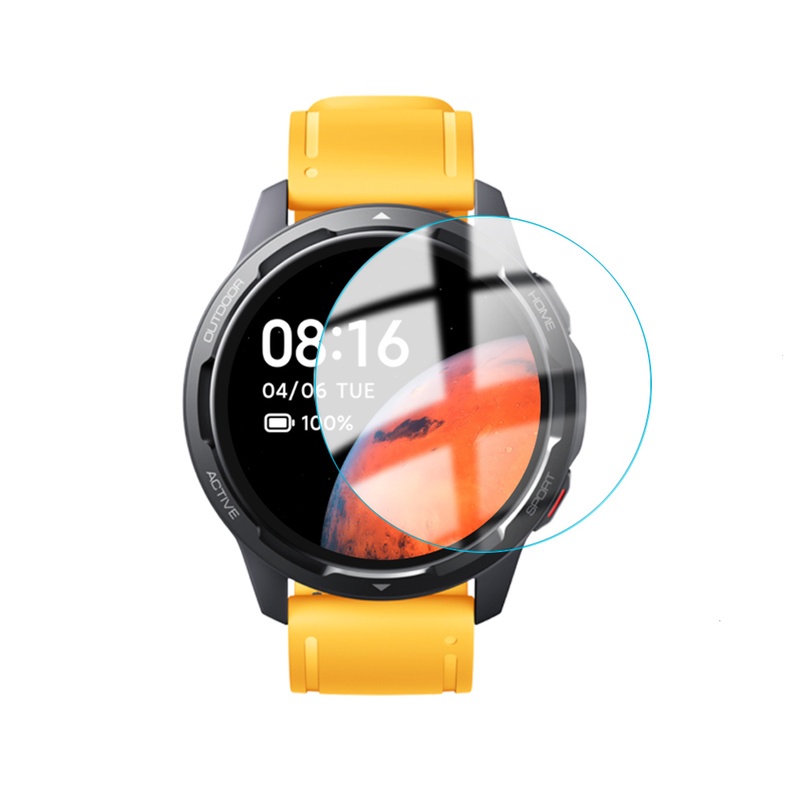 Pelindung Layar Tempered Glass HD Transparan Anti Gores Untuk Xiaomi Watch S1 Active