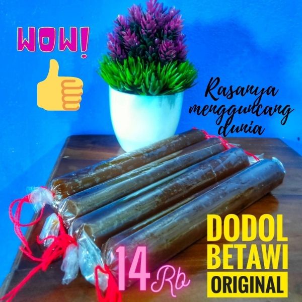 

Dodol Original Makanan Tradisional Khas Betawi Dodol @250gr 1pcs