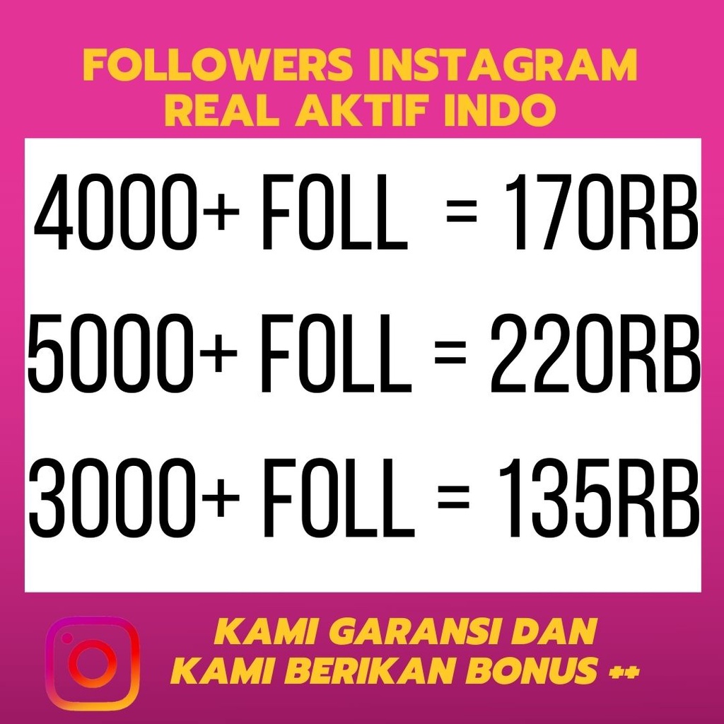 Followers Instagram Beli Followers Ig Aktif Folowers Instagram Folowers Ig Instagram Followers Ig06 Shopee Indonesia
