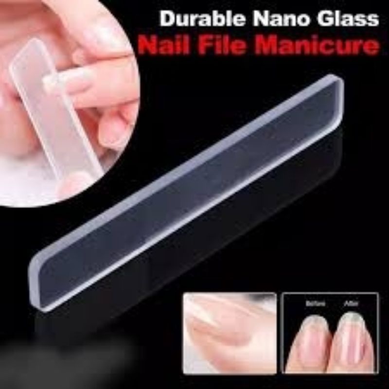 Makassar V117 Kikir kuku nano glass magic nail pengkilap kuku pengkikir kuku