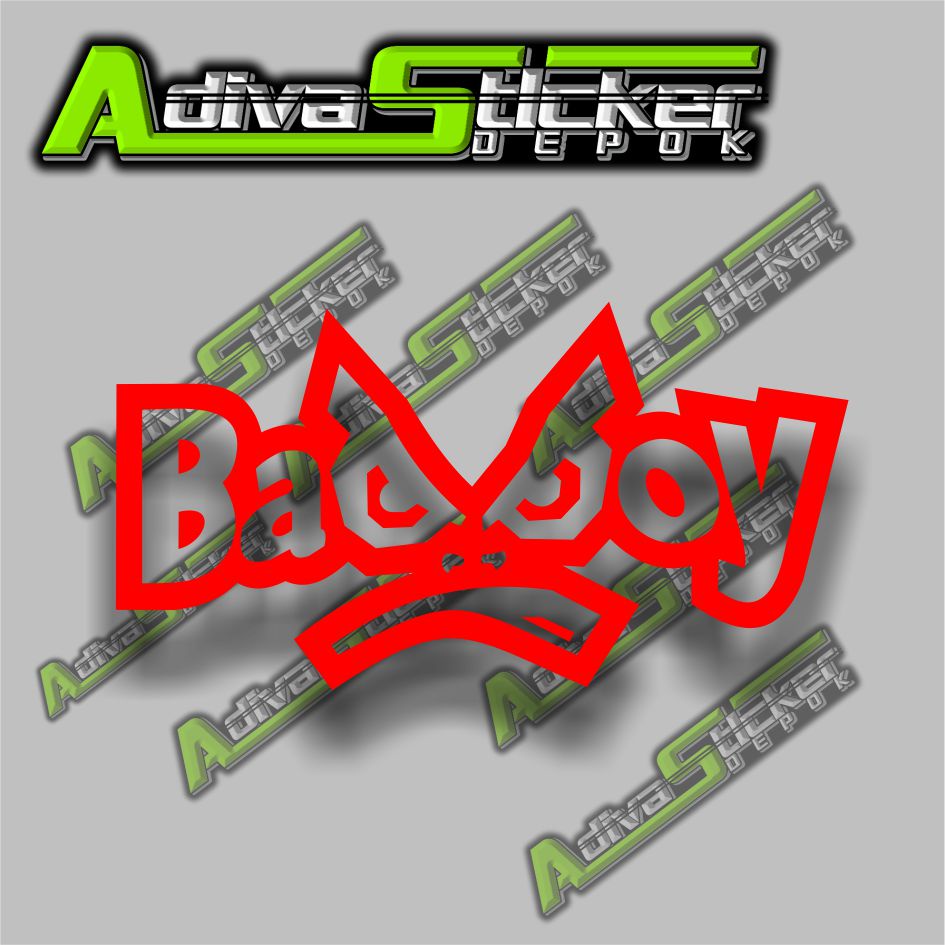 STIKER CUTTING BADBOY