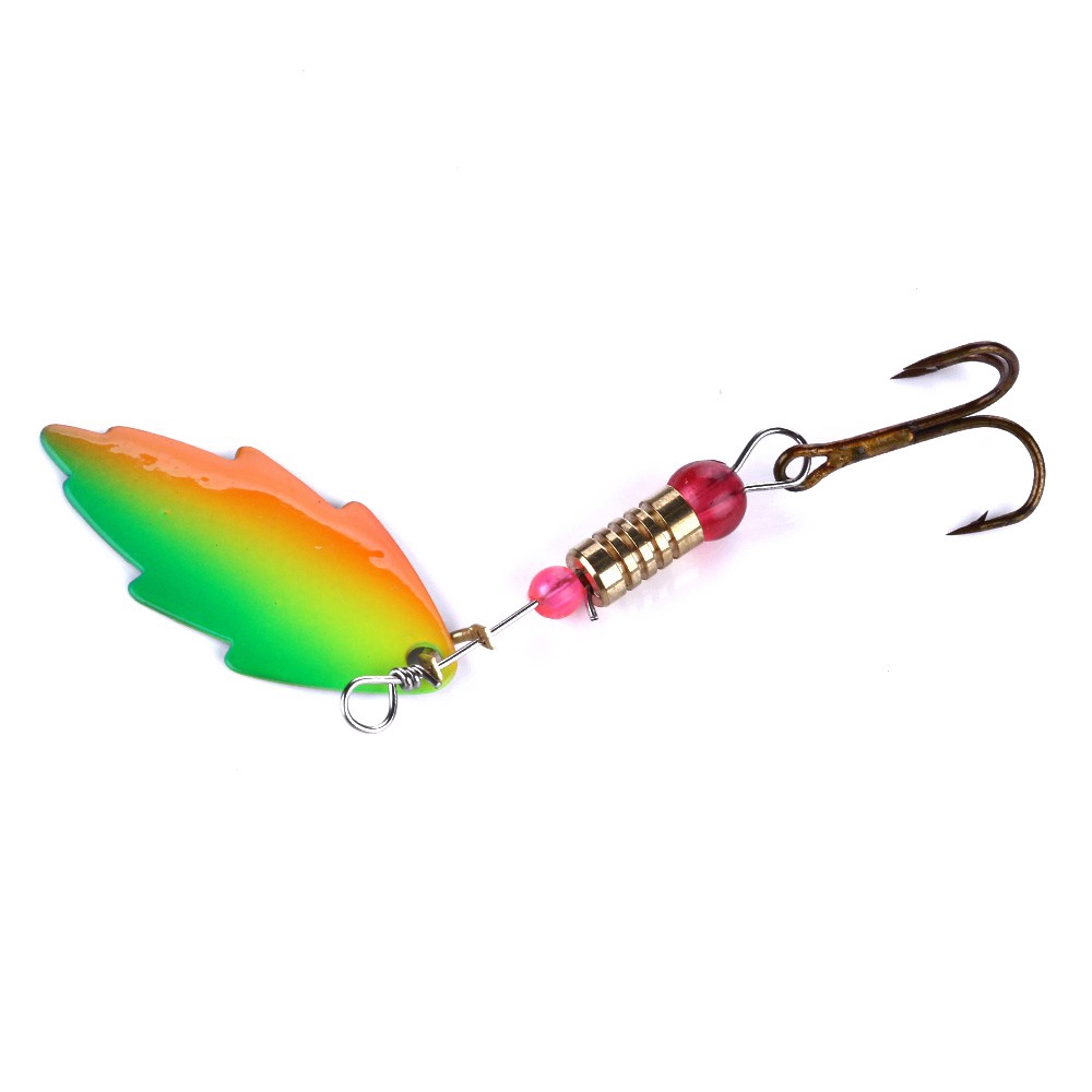 HENGJIA 12Buah Umpan Pancing Spoon Spinner Swimbait Fishing Lure Sequin Payet Sink Bait Bass Tackle