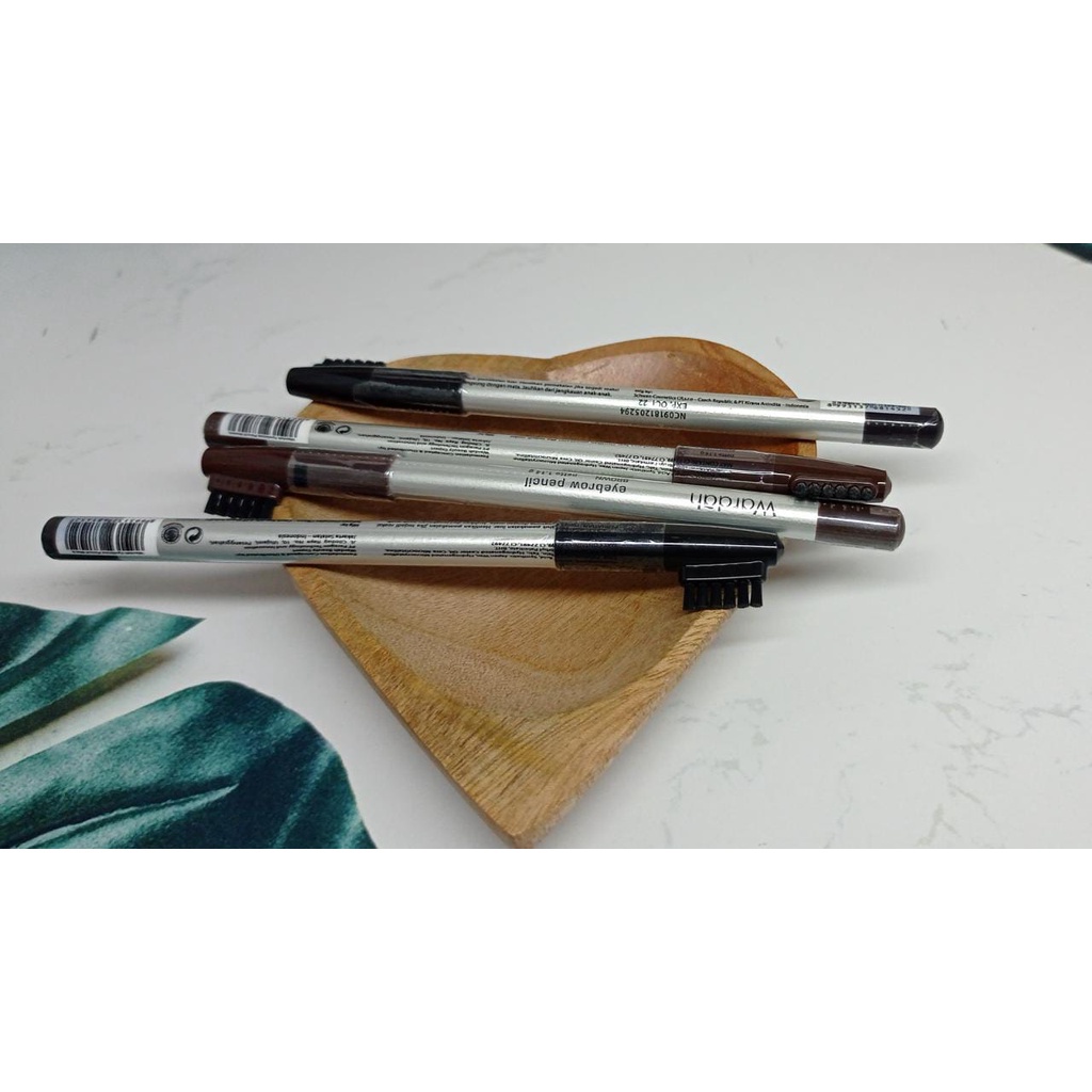 WARDAH Eyebrow Pensil Warna BROWN / BLACK