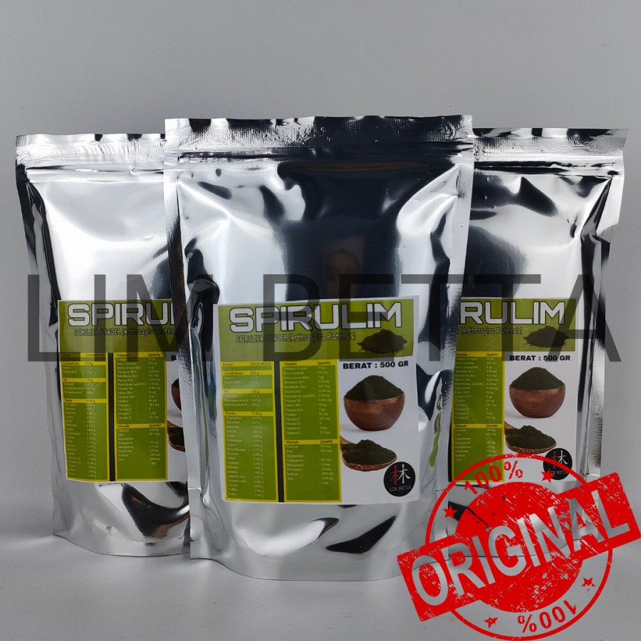 SPIRULIM 500 Gr Spirulina Powder / Spirulina Platesis