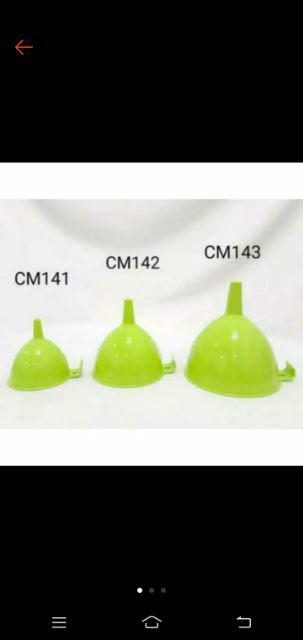 Corong Plastik Kecil Golden Sunkist Cm141 Cm142 Cm143