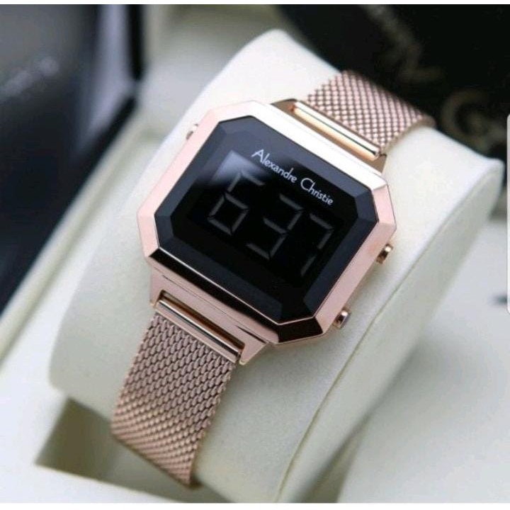 ALEXANDRE CHRISTIE AC 9338 ROSEGOLD ORIGINAL GARANSI RESMI 1 TAHUN 5.0