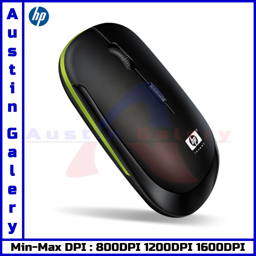 Mouse Wireless HP U3500 1600DPI Ultra Slim Mouse Wireless 2.4G Untuk PC Laptop Komputer