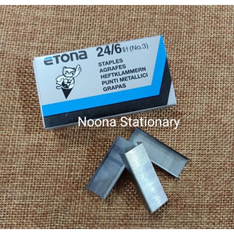 

Isi Hekter Etona 24/6 / No 3 Besar / Refil Stapler No.3