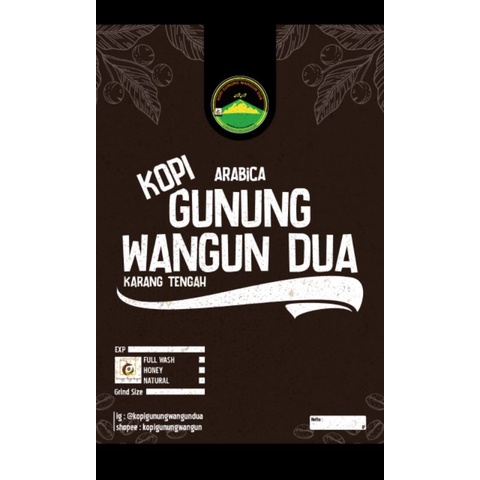 

Kopi Gunung Wangun Dua (Arabika) - Kopi Kualitas Terbaik Bogor