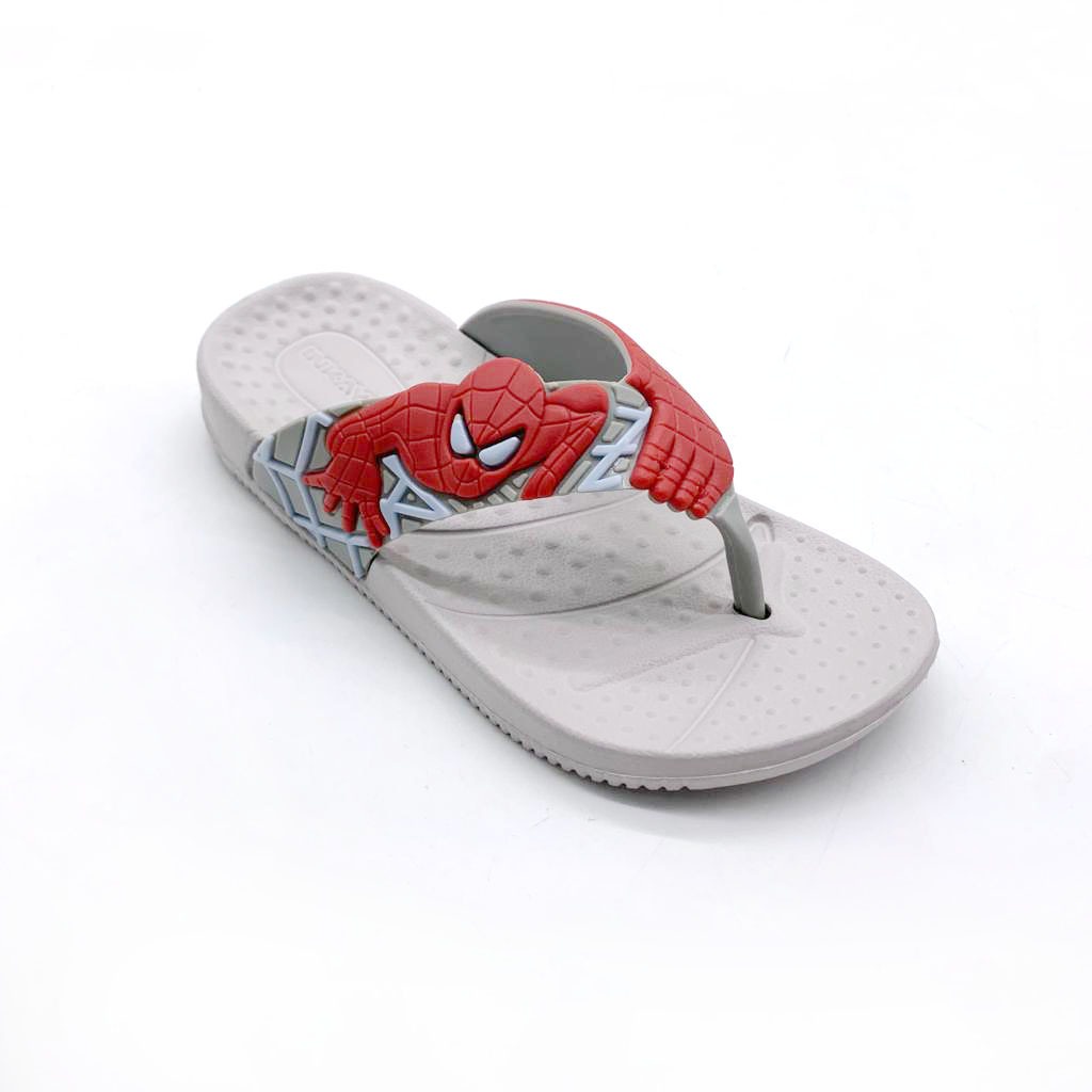 Sandal Anak Laki-Laki Sandal Jepit Bahan Karet Terbaru Simple Karakter Spiderman