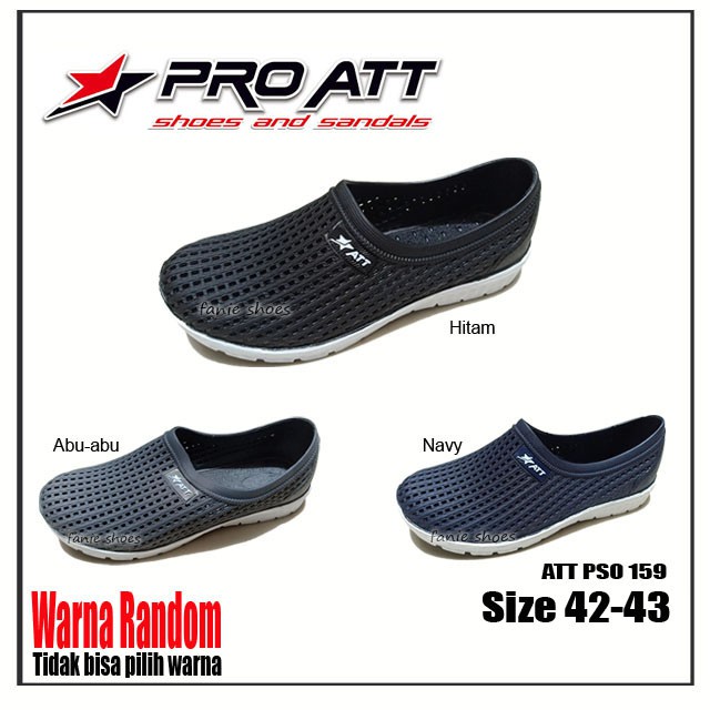 Pro ATT PSO 159 39-43 JUMBO Sepatu Pria Karet / Sepatu Tahan Air / Sepatu Slip On Laki