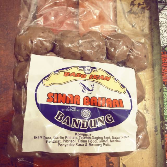 

Bakso ikan sinar bahari hitam