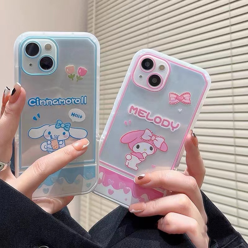 Casing Soft Case TPU Transparan Untuk IPhone 13 12 11 Pro X XR XS Max SE 2020 6 6S 7 8 Plus