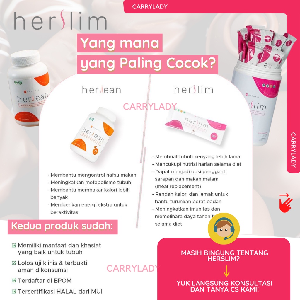 HERSLIM 1 BOX ISI 20 SACHET BY HERWELL RASA COKLAT MEAL REPLACEMENT PENGGANTI MAKAN PENURUN BERAT BADAN PELANGSING HALAL BPOM ORIGINAL OFFICIAL HERVIBE HERLEAN HER SLIM SUPERFOOD HERWEL HER WELL RENDAH LEMAK DAN KALORI