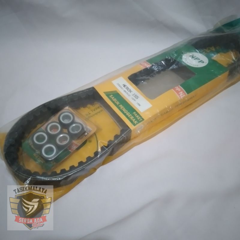 VBELT ASSY + ROLLER AEROX ORIGINAL NPP