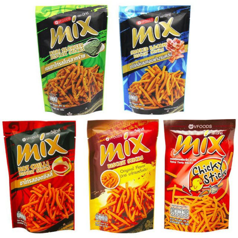 

VFOODS MIX BISKUIT STIK/SNACK IMPORT THAILAND MURAH