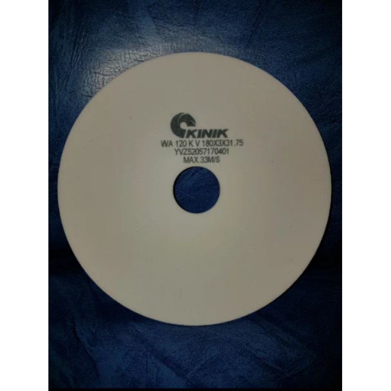 Batu gerinda kinik wa 120 kv size 180 x 3 x 31.75 kinik surfacing WA 120 kv