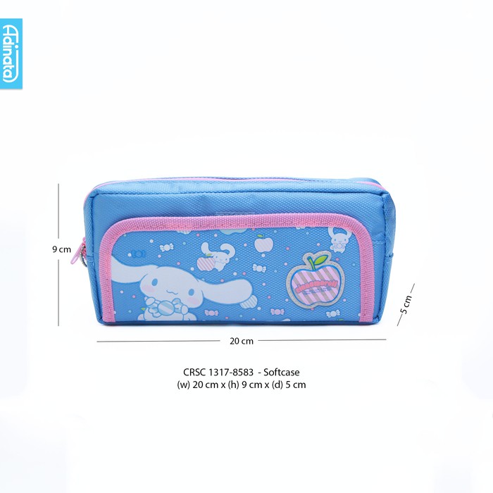 

JUAL CINNAMOROLL APPLE SOFT PEN CASE ADINATA / TEMPAT PENSIL - ADINATA