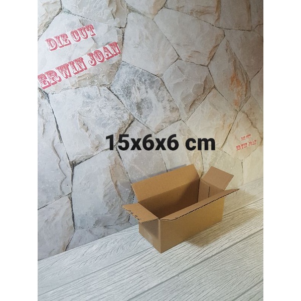 

Kardus / Box / uk. 15x6x6 cm / Karton Packing polos baru ST