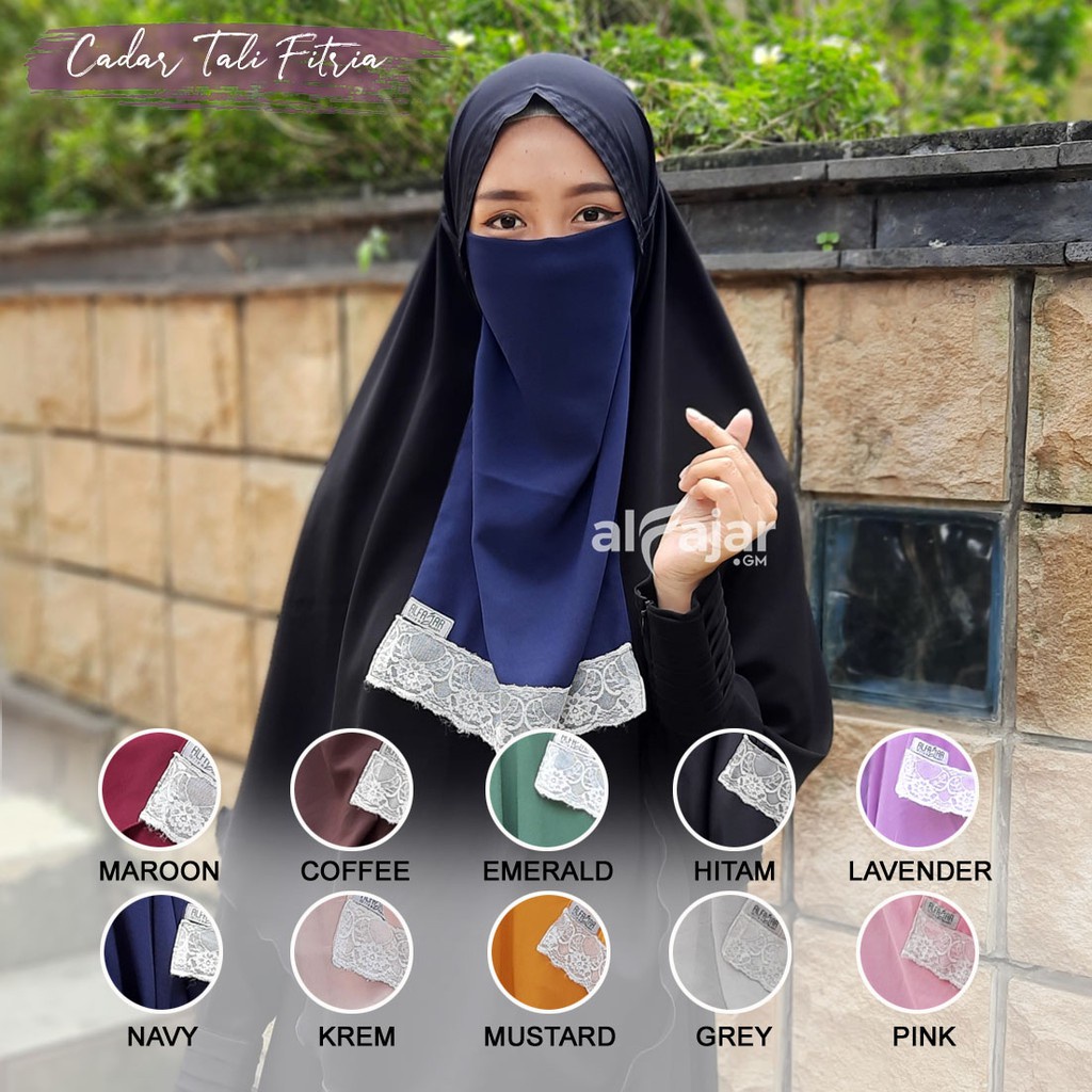 CADAR NIQOB TALI Dua Layer FITRIA by Alfajar