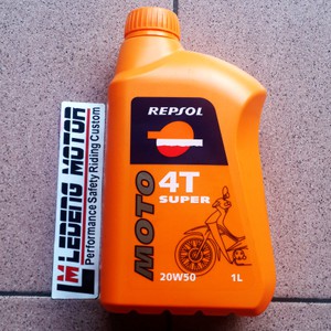 Oli Repsol Moto 4T Super 20w50 motor sport 1 liter