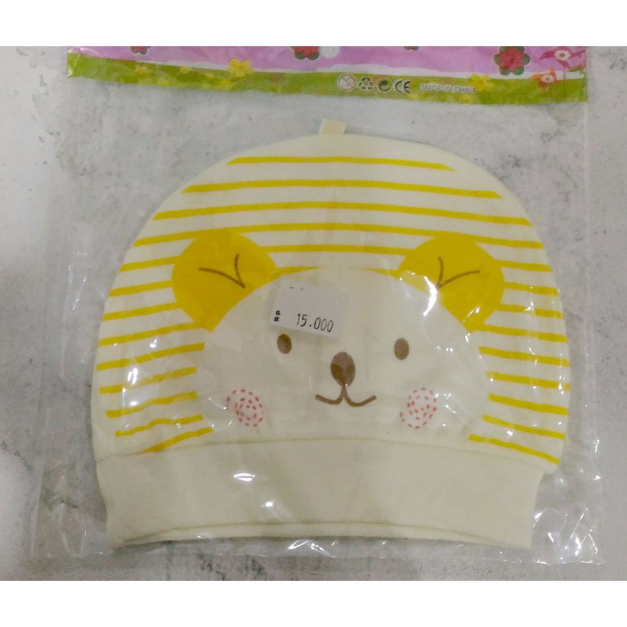 Topi Newborn Bear / Topi Kupluk Newborn Bear Topi Newborn laki laki Topi Newborn Perempuan