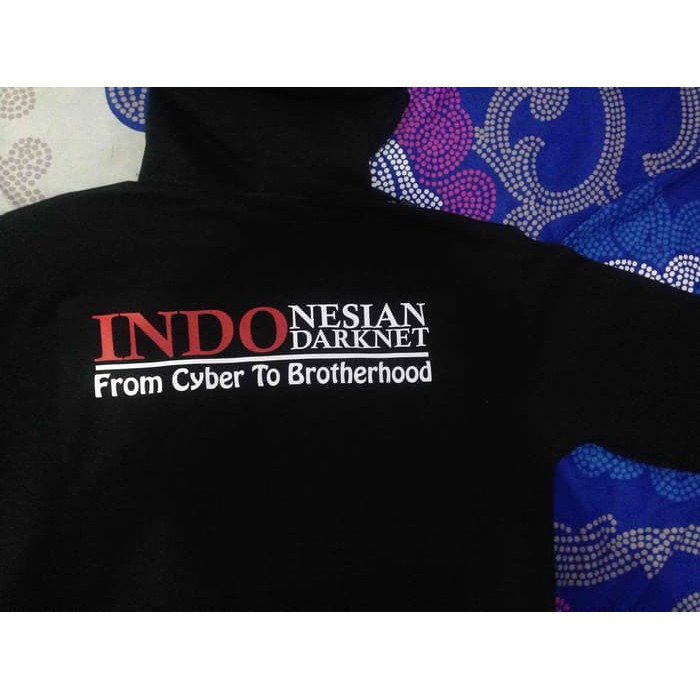 ZIPPER INDONESIAN DARKNET CYBER JAKET HOODIE ANONYMOUS INDONESIA