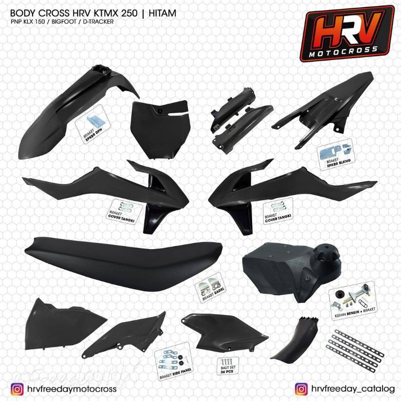 [HRV] Bodyset Body Set KTM 250 pnp KLX S L G BF DTracker New 150