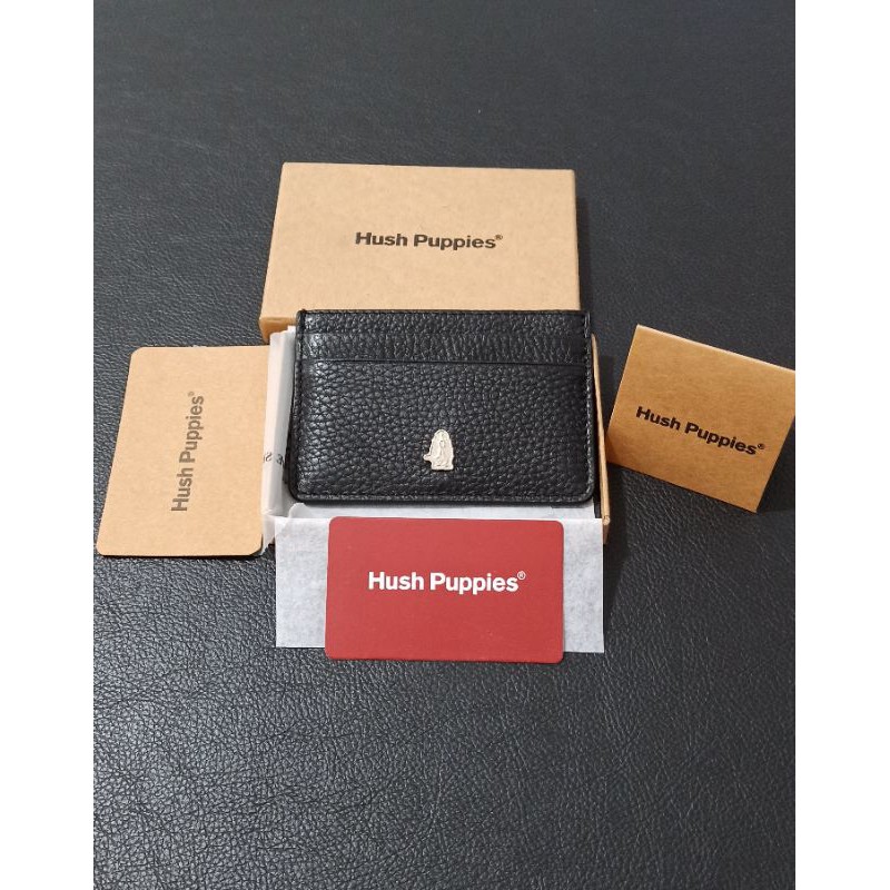 HUSH PUPPIES CARD HOLDER ORI & NEW Free PAPER BAG - Gloria-Credit Card Holder In Black