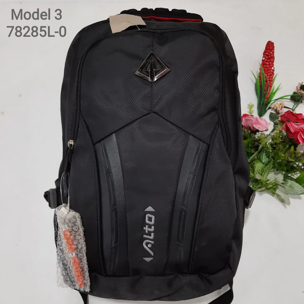 gos TAS RANSEL ALTO + BOLPOIN Super Tas Sekolah Tas Kuliah Tas Ransel Laptop Tas Remaja Backpack