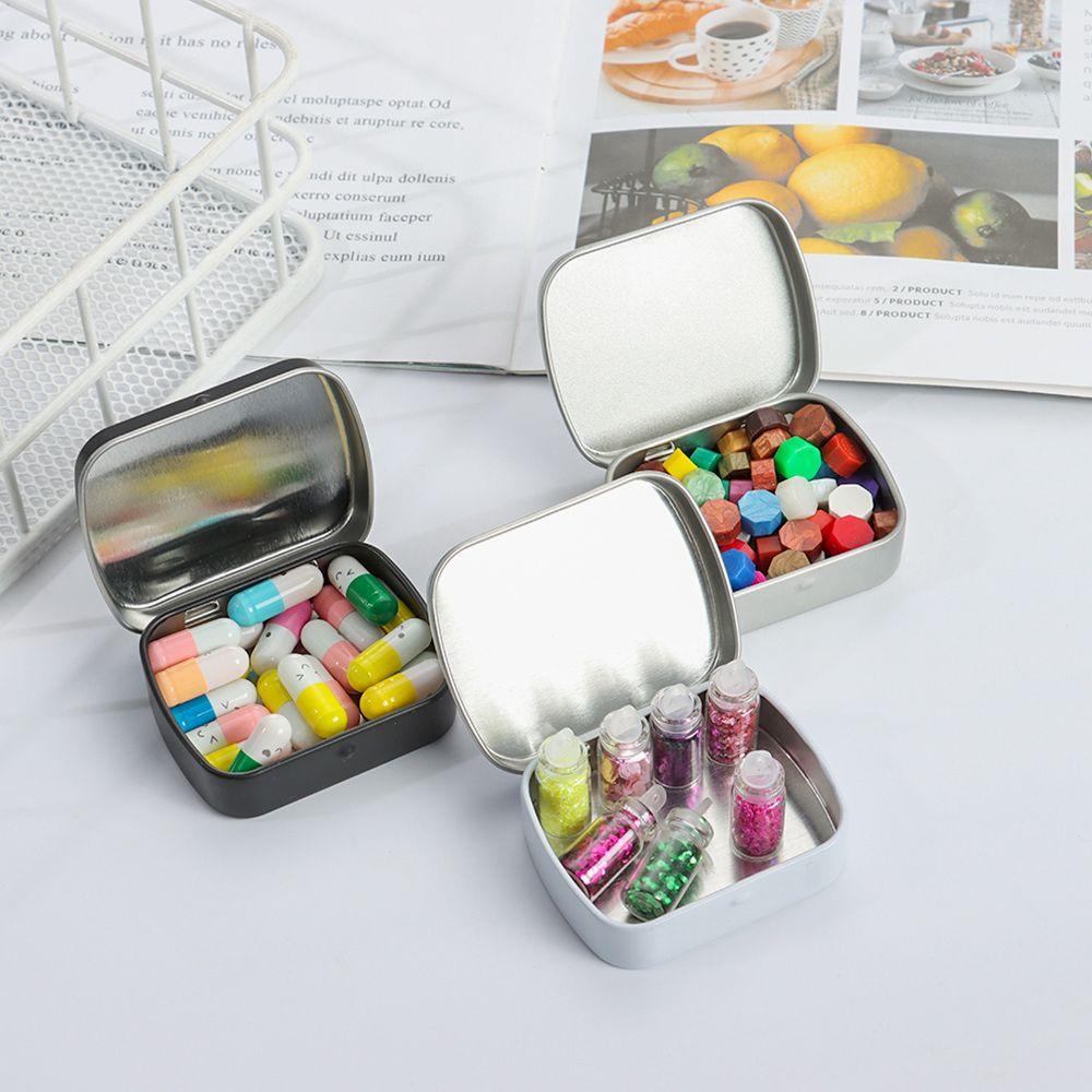 Chookyy Tin Box Portable Home Organizer Wadah Berengsel Bahan Metal