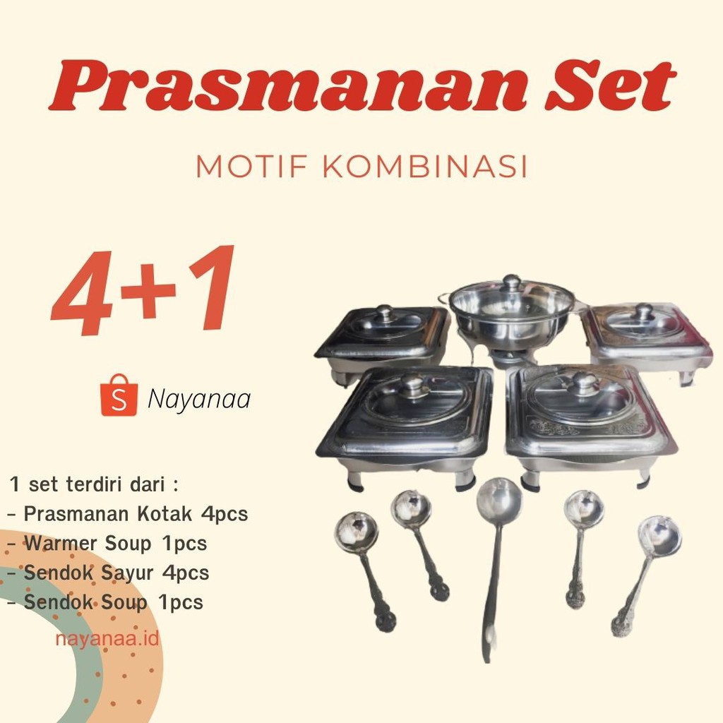 SALE 8.8 !!! PRASMANAN SET - PRASMANAN STAINLESS