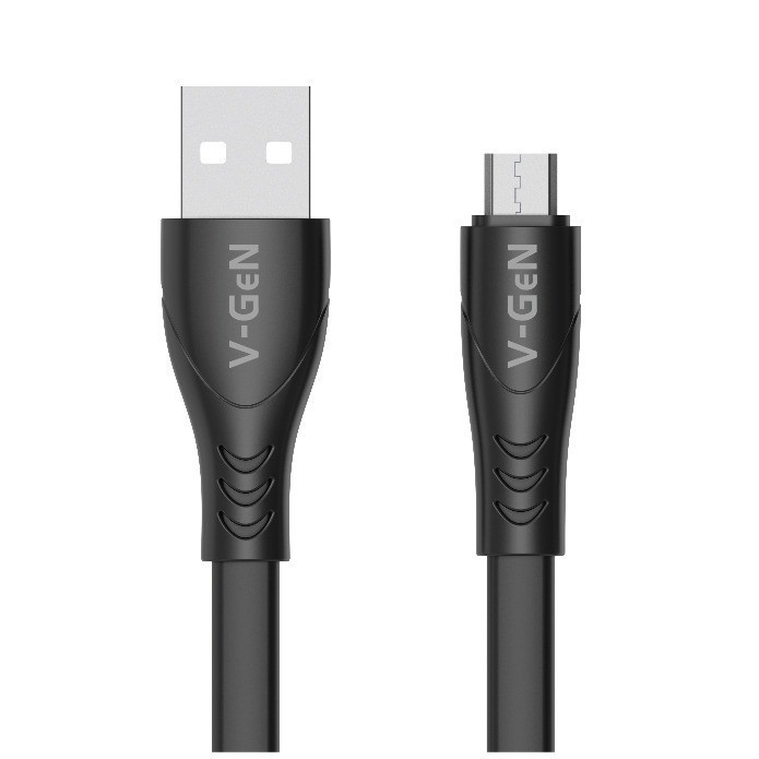 KABEL DATA USB MICRO V-GEN VCB-22 1M 3A VCB22 CABLE FAST CHARGING VGEN