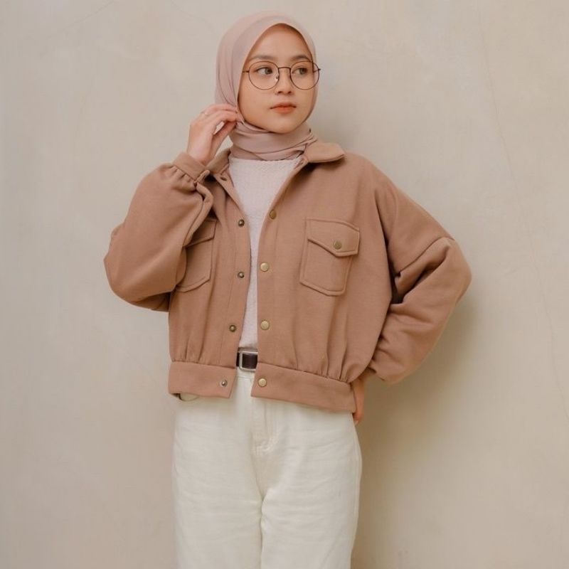 Olin Button Jaket | Jaket wanita terkini | Realpict |  Style wanita | Fashion trend