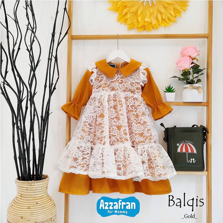 Gamis Balqis Gamis Anak | Azzafran for Mommy | Gamis Dewasa | Gamis Couple | Baju Seragam Keluarga |
