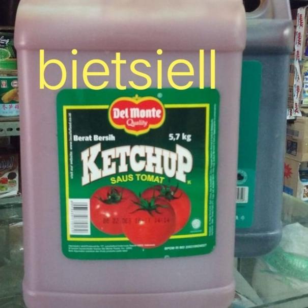 

☼ delmonte saus tomat 5,7kg ♜