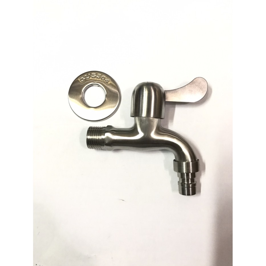Kran taman stainless sus 304 kran air warna stainless doff sus304