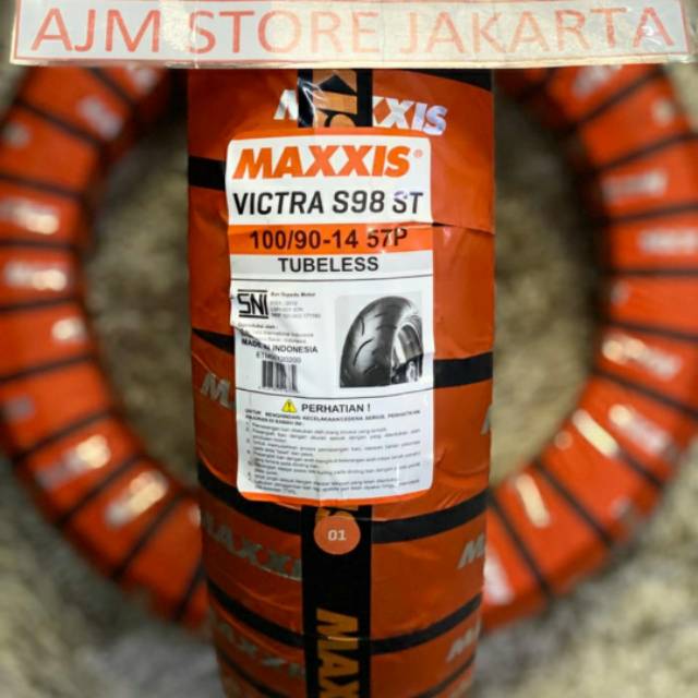 Maxxis Victra 100/90-14 Tubeless...