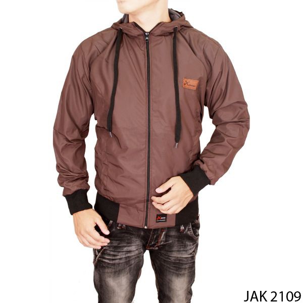 Jaket Pria Keren Parasut Coklat – JAK 2109