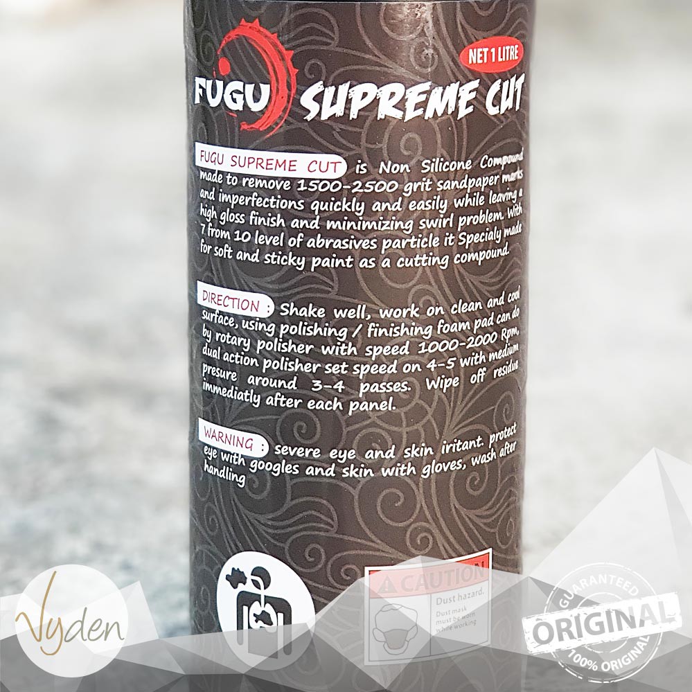 FUGU Supreme Cut ECER Kompon Kasar untuk Soft Paint Cat Lengket Korea MURAH