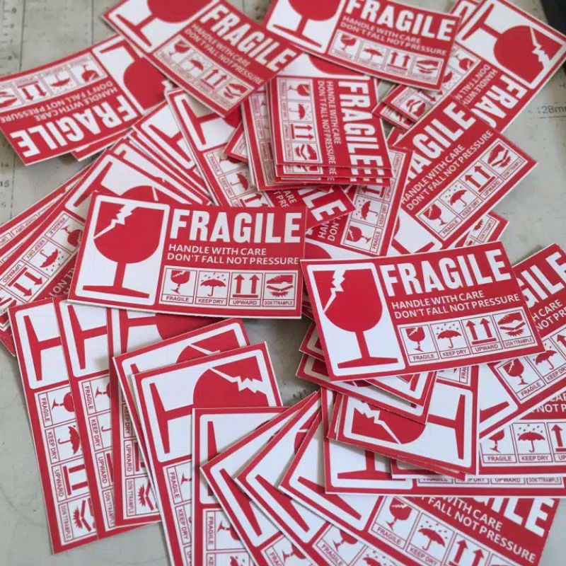 

STICKER LEBEL FRAGILE ECER 5 PCS