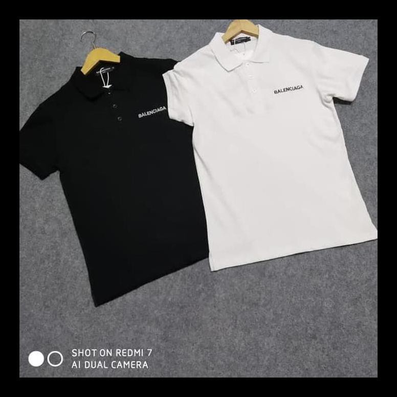 TERBARU DIJUAL BAJU PRIA/BLOUSE,KEMEJA/ATASAN/KAOS KERAH BALENCIAGA KAOS POLO LAKI-LAKI TERMURAH