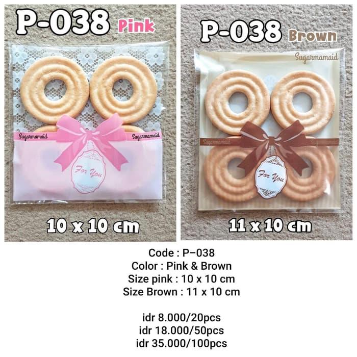 

HOTSALE plastik cookies plastik cake fancy plastik packaging P 038 - Merah Muda DROPSHIP OKE