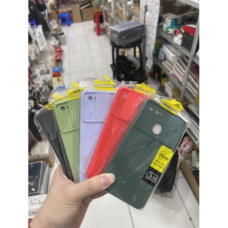 CASE CAMSHIELD SLIDE PENUTUP KAMERA BELAKANG OPPO F9/A5S/A7/A12