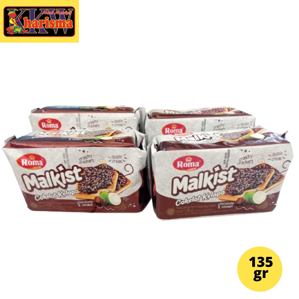 

Roma Malkist Coklat Kelapa 135gram